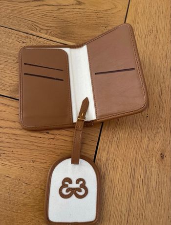 Protège Passeport et Étiquette valise STELLA GREEN