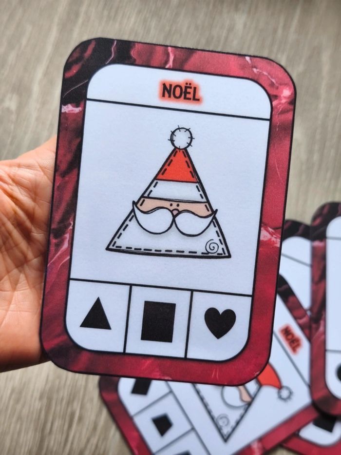 12 cartes à pince, association de formes - photo numéro 4