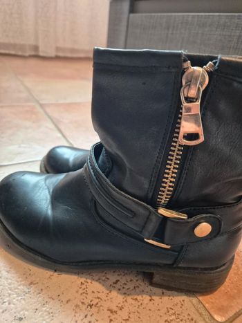 Bottines noires femme