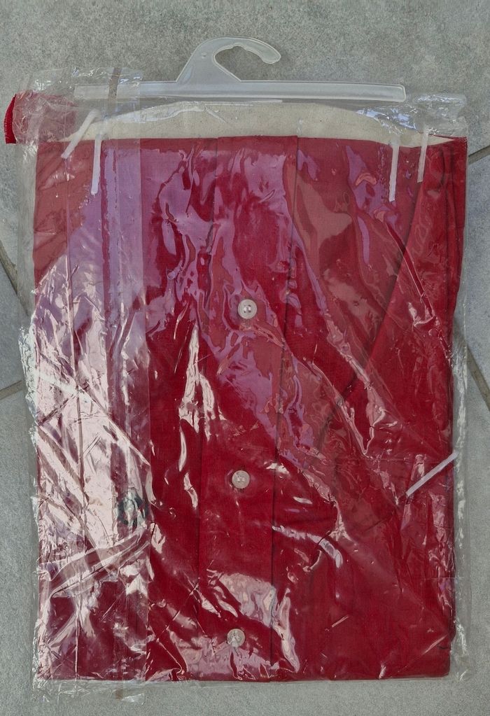 Chemise homme manches courtes rouge neuve - photo numéro 5