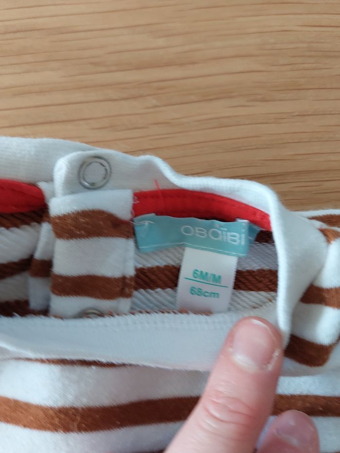 Ensemble habit OBAÏBI- 6 mois - photo numéro 6