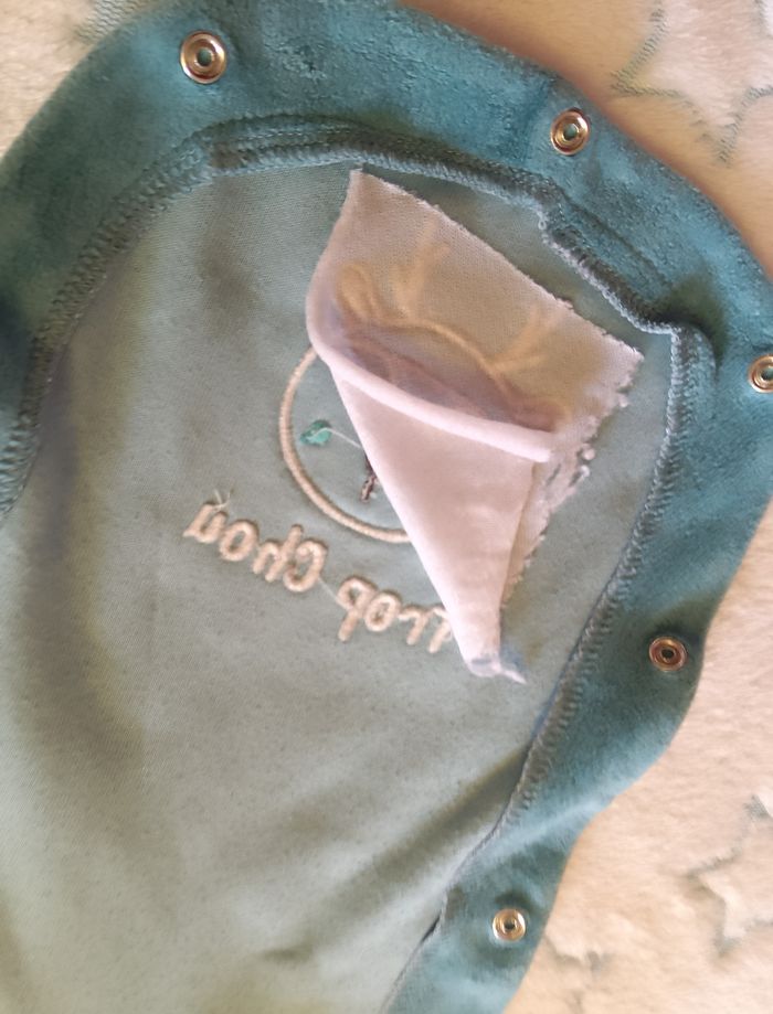 Pyjama Sucre d’Orge 12M / 74cm – Très bon état – Doux & chaud - photo numéro 7