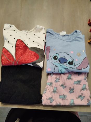 Lot de 2 pyjamas fille 8 ans 
