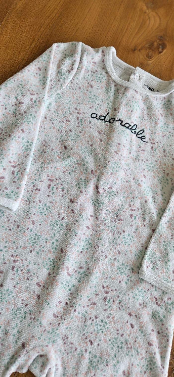 Lot de pyjamas chauds bébé fille - photo numéro 4