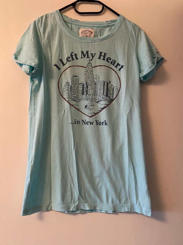 T-shirt « I left my Heart in New York » Hilfiger Denim Taille M
