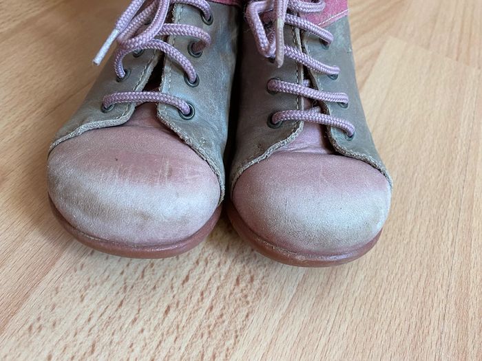 Belle paire de bottines en cuir Du Pareil Au Même T. 23 fille - photo numéro 4