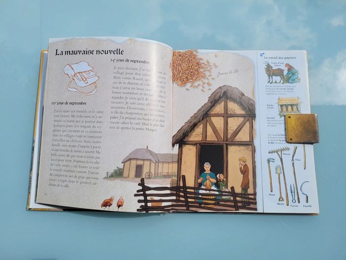 Beau livre Au temps des Châteaux-fort, Le Journal d'un enfant (25) - photo numéro 3