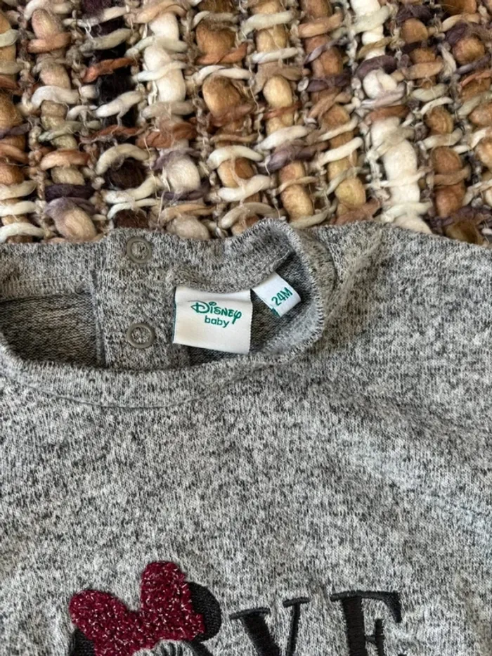 Pull bébé fille Minnie 2 ans - photo numéro 4