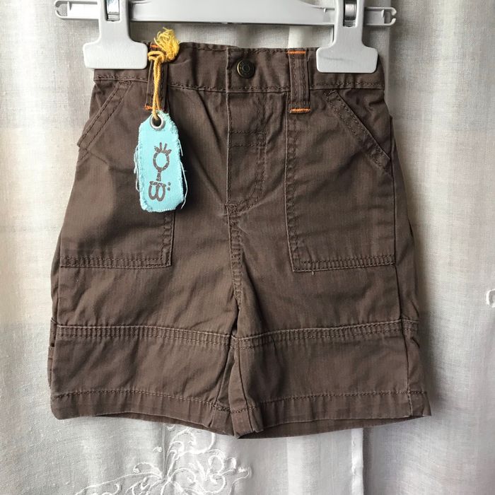 Short marron 6 mois Obaibi - photo numéro 2