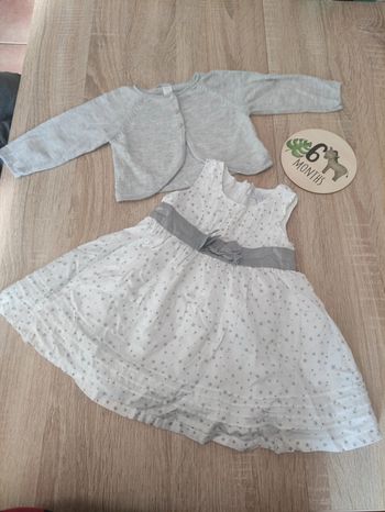 Robe et Boléro taille 6 mois