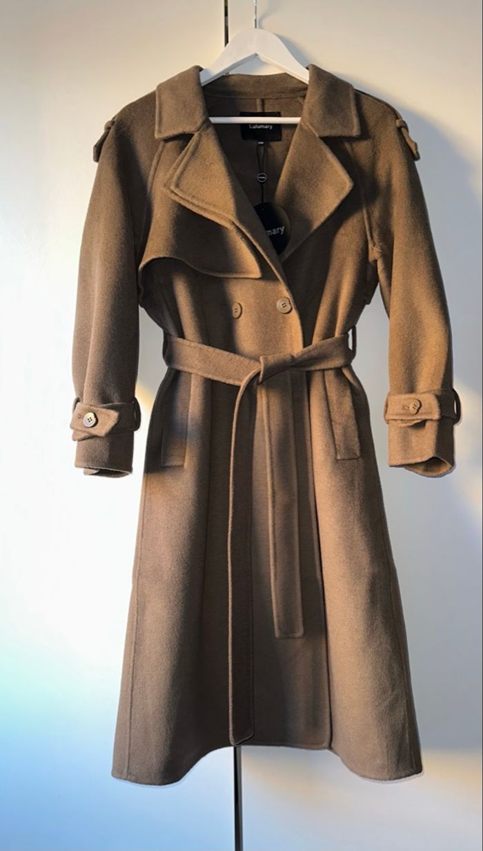 Manteau Trench 76% de laine - photo numéro 3