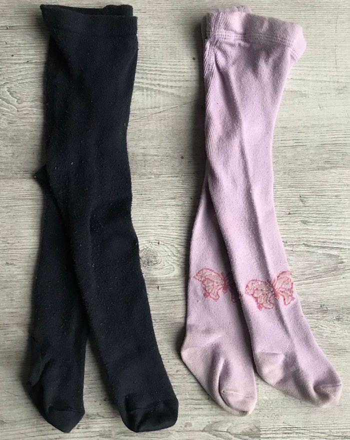 Lot 2 collants 9/12 mois