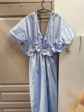 Robe longue bleu ciel taille XL