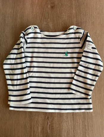 Pull marinière Joules 9/12 mois