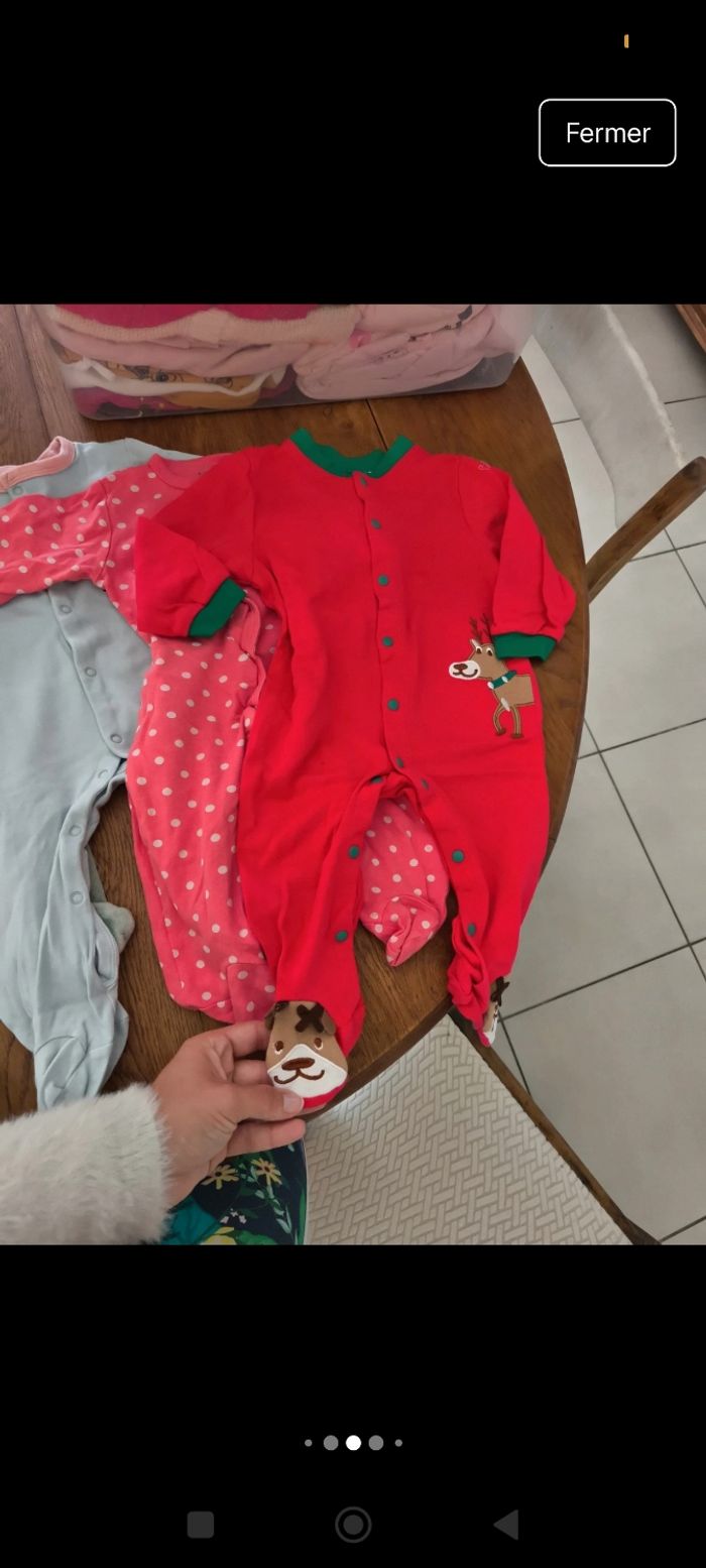 Lot de 4 pyjamas - 9/12 mois - photo numéro 6