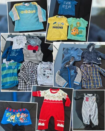 Lot 18 vêtements garçon 18 mois