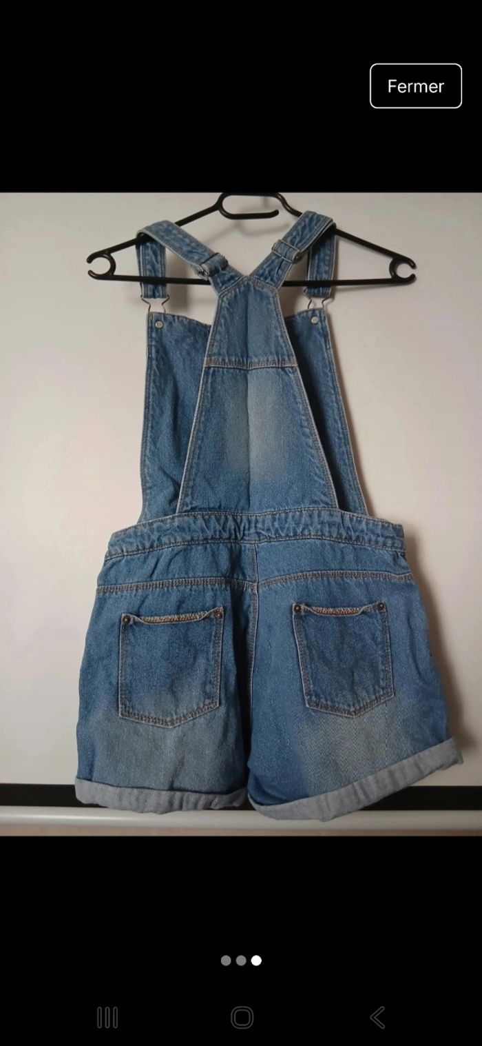 Salopette jean fille 12 ans - photo numéro 3