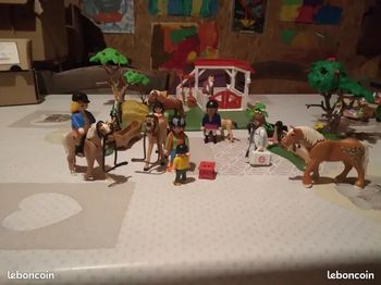Paddock et enclos de chevaux playmobil