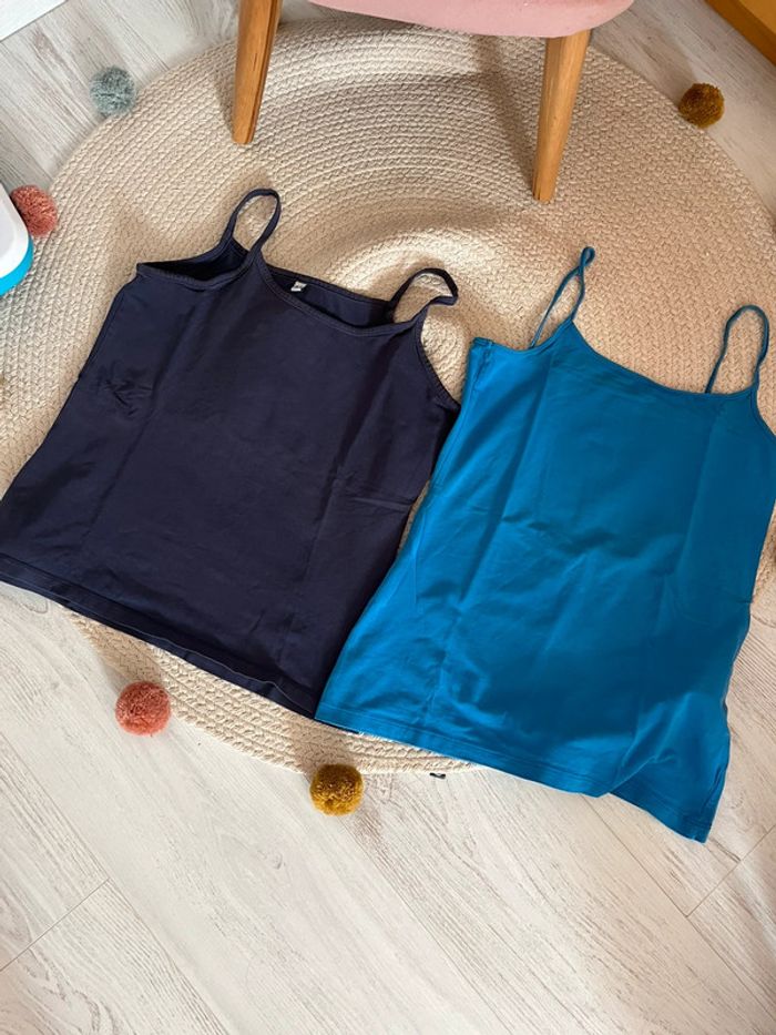 Lot de 2 débardeurs femme 38/40