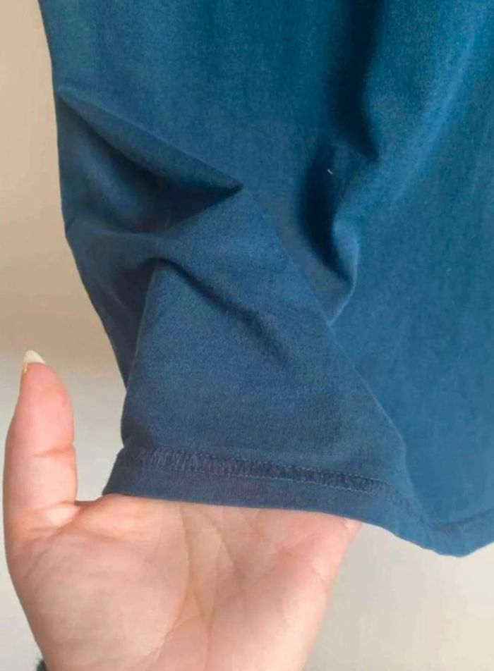 T-shirt Kappa enfant, taille 14 ans, bleu marine, très bon état - photo numéro 3
