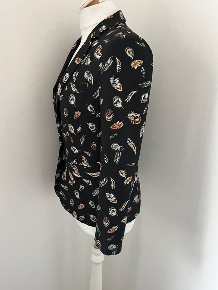 Veste blazer motif plume the Kooples XS - photo numéro 4