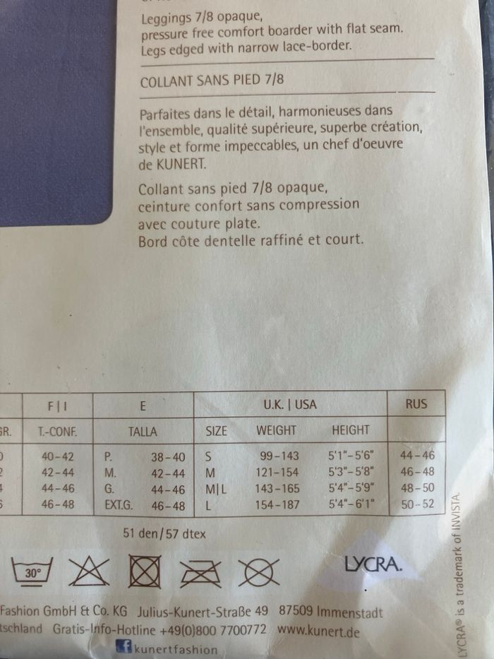 leggings KUNERT PURPLE - photo numéro 5