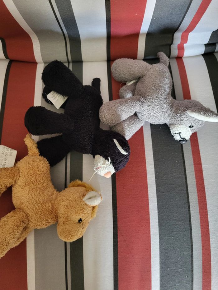 Lot 3 peluches animaux - photo numéro 3