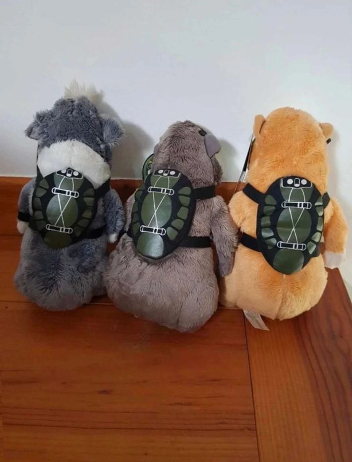 3 hamsters G.Force peluches - photo numéro 3