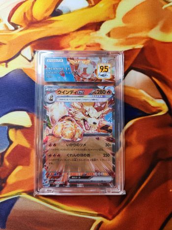 Carte Pokémon Arcanine EX 016/078 gradée sfg 9.5