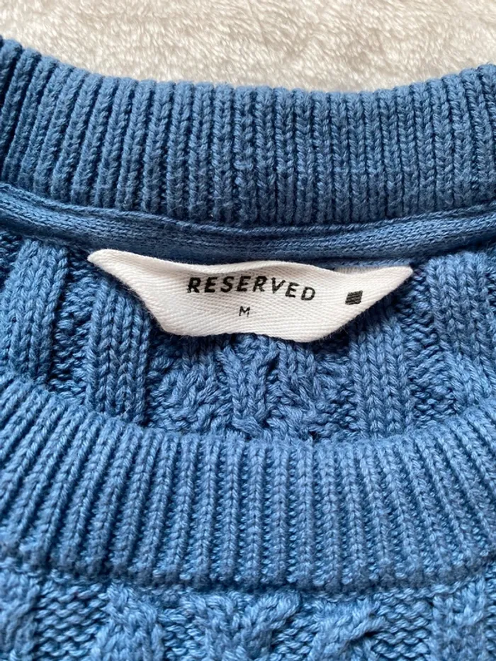 Pull reserved Homme Bleu - photo numéro 2