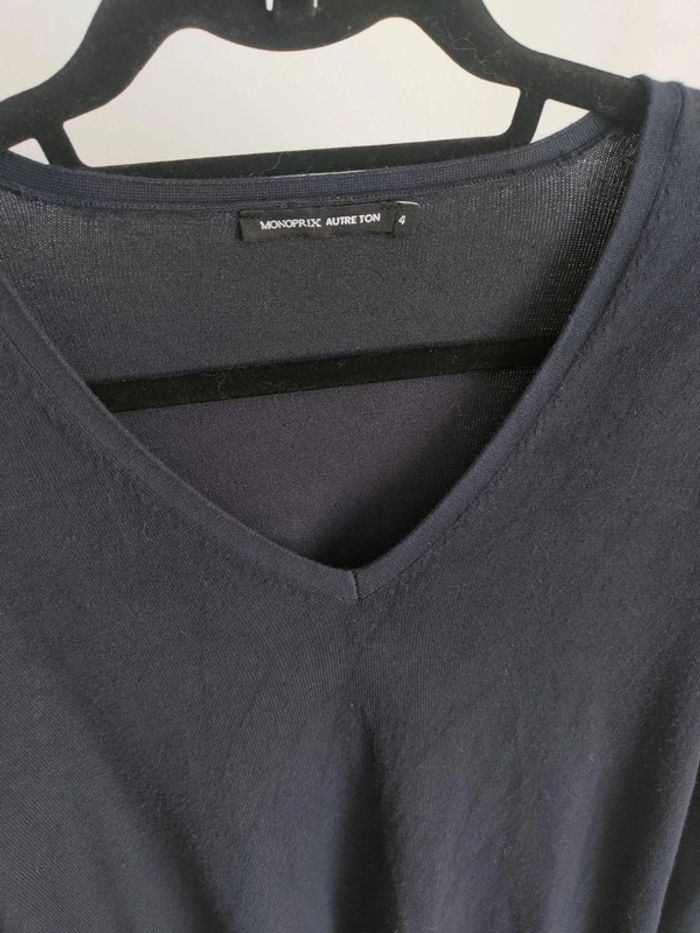 Monoprix pull marine T4 - photo numéro 2