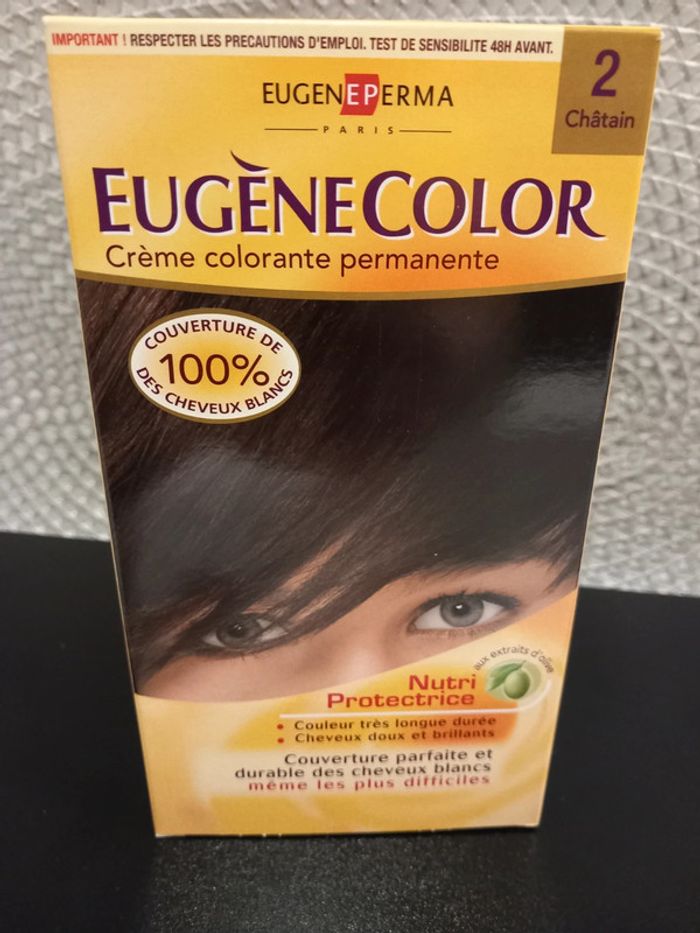 🥰 Crème colorante cheveux Chatain Eugène Color