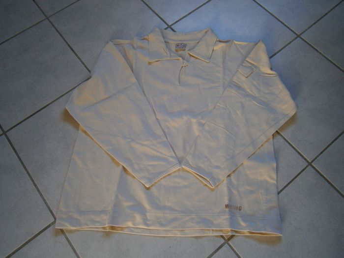 Tee-shirt ML écru MUSTANG Taille 38 - photo numéro 2