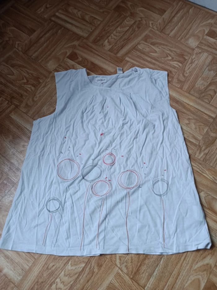 T-shirt/ débardeur fille Okaïdi taille 12 ans en bon état