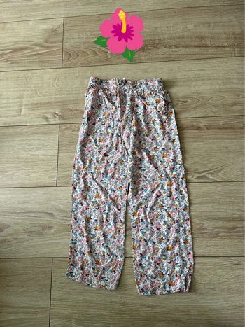 Pantalon fleuri 9ans Vertbaudet
