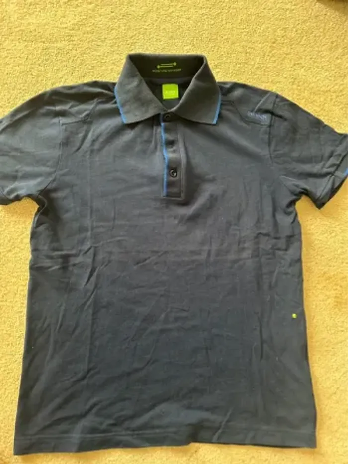 Polo bleu marine Hugo Boss - photo numéro 2
