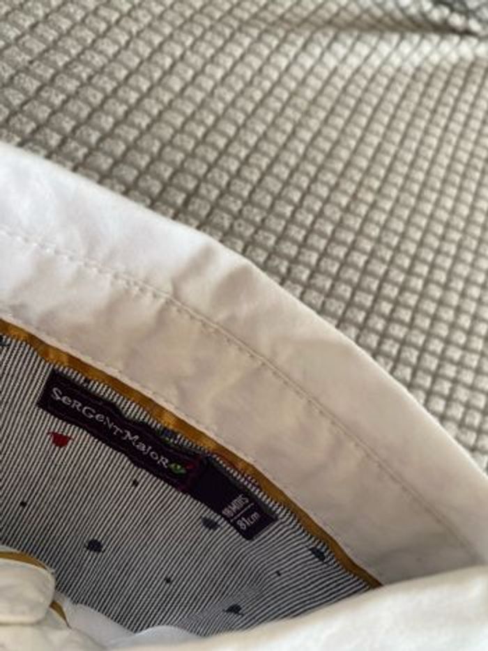 Chemise blanche sergent major 18 mois - photo numéro 4