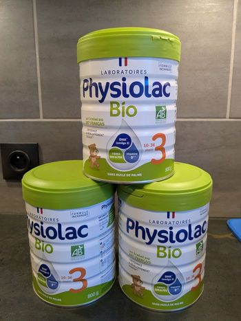 Physiolac bio 3e âge - lot de 3
