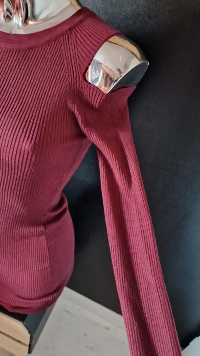 Robe Pull bordeaux - photo numéro 6
