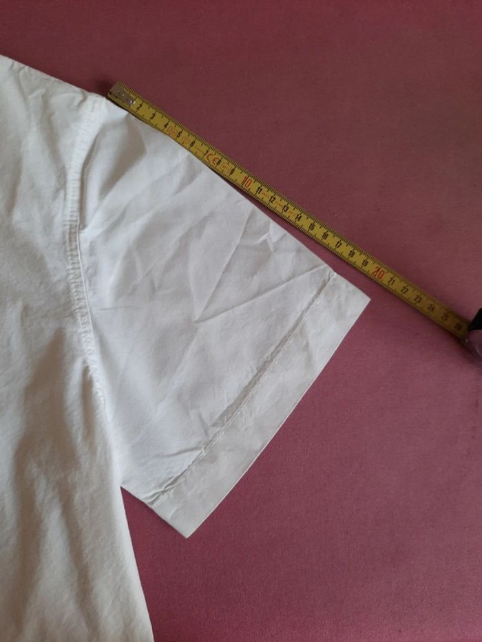 Chemise blanche manches courtes Kiabi T. S - photo numéro 5