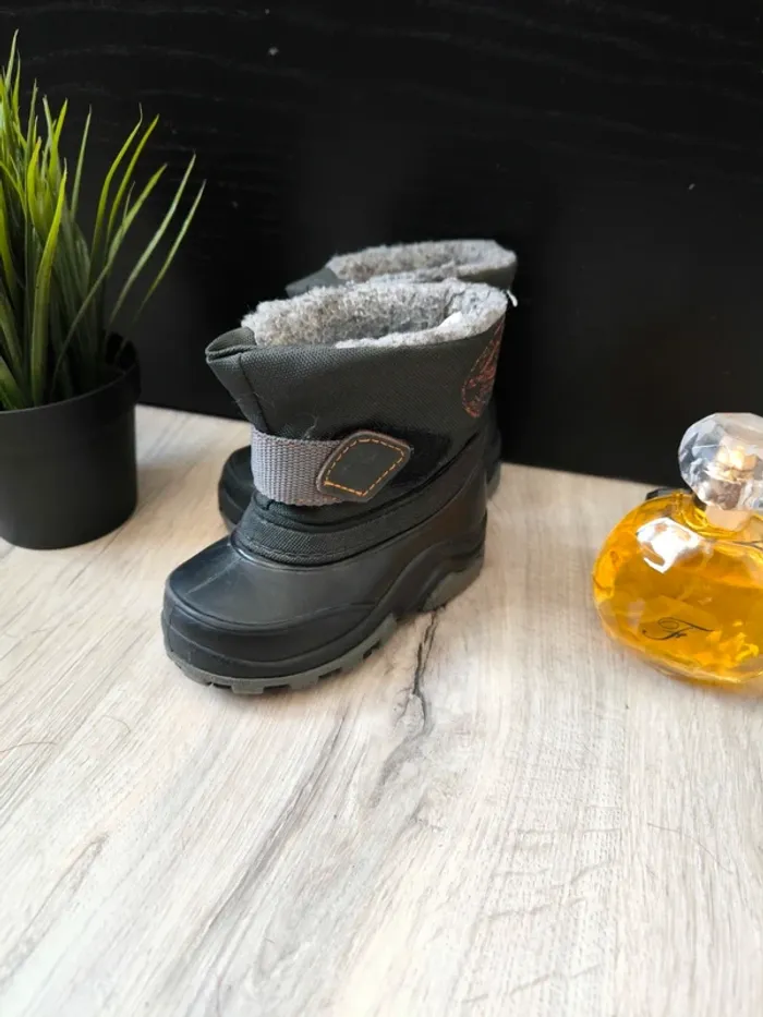 Bottes boots d’hiver enfant kimberfeel, pointure 21, doublées et antichoc - photo numéro 4