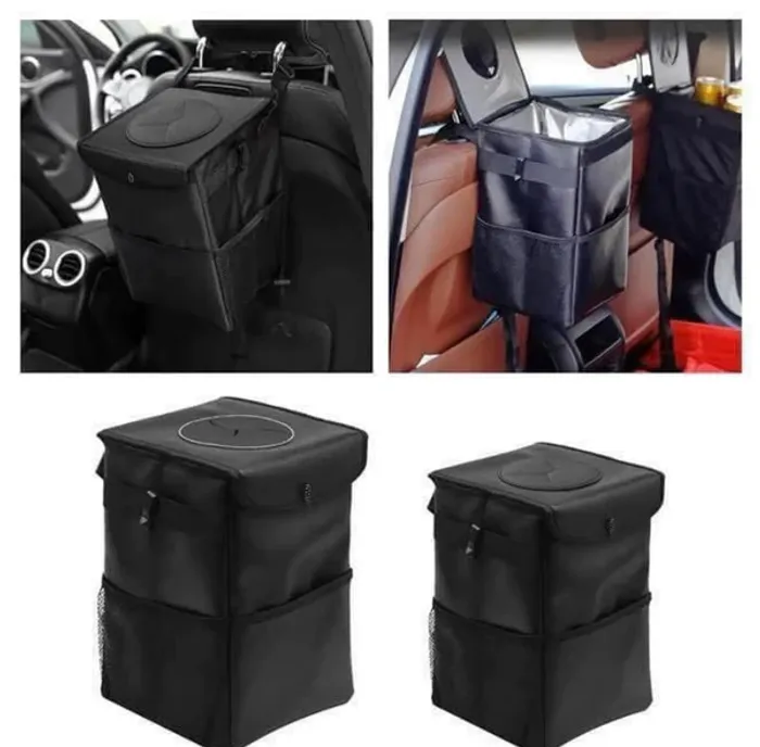 Lot de 2 Poubelles de Voiture Cintog – Auto Trash Bin 2-Pack Neuf - photo numéro 2