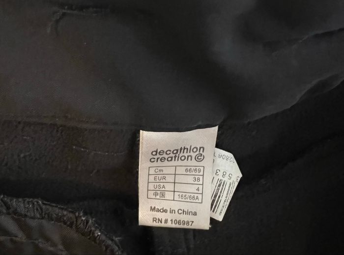 Pantalon de ski femme – Noir – Taille 38 (taille petit, convient 36) - photo numéro 2