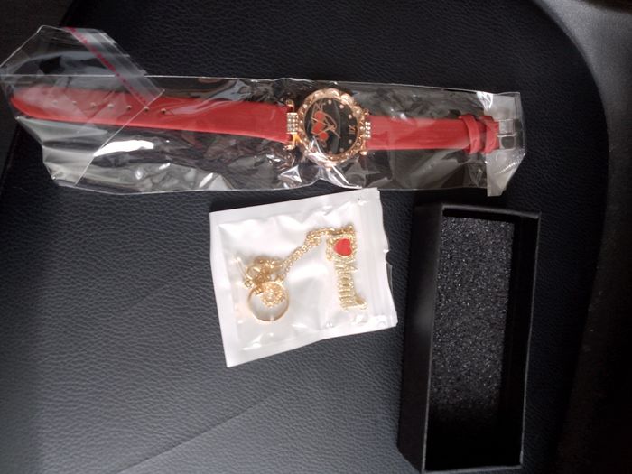 Ensemble montre+collier+bague+boucle d'oreille neuf - photo numéro 6