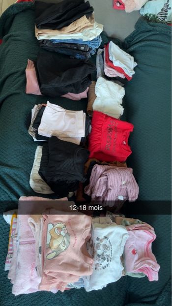 Lot vêtements 12-18 mois fille 