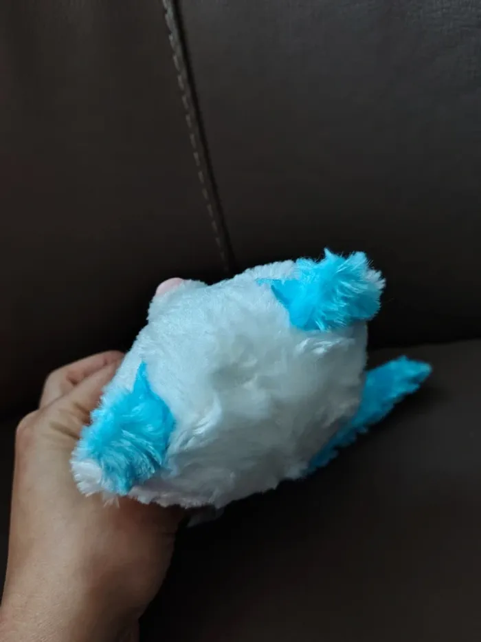 Peluche Tigre blanc et bleu Muhon Yoohoo and Friends 16 cm - photo numéro 4