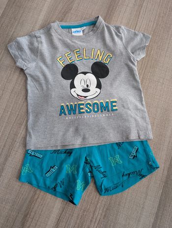Pyjama short Mickey 4 ans