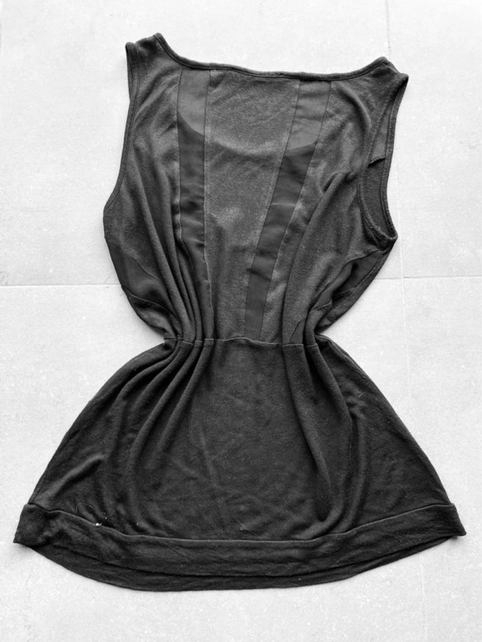 TEE shirt débardeur été semi transparent - photo numéro 2