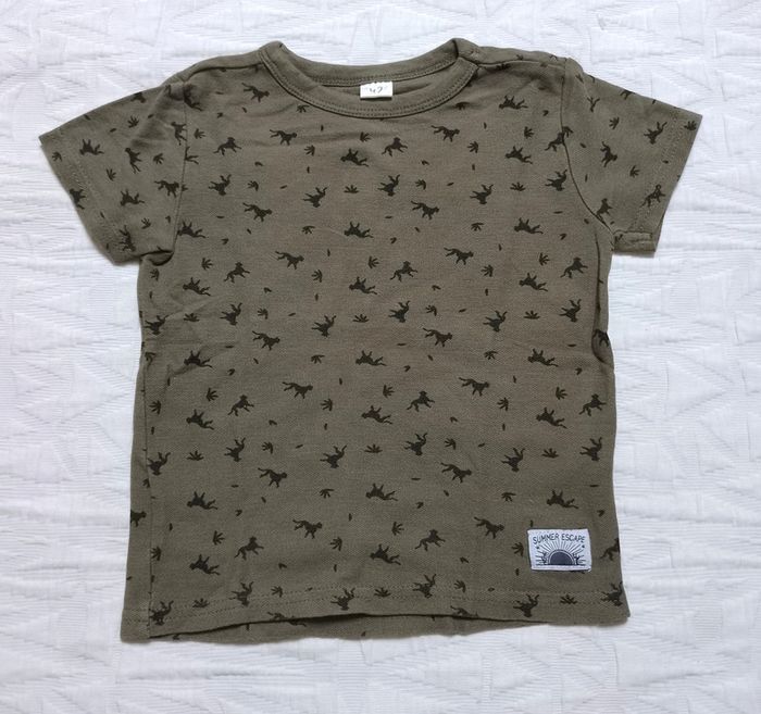 Zeeman t shirt kaki maille polo