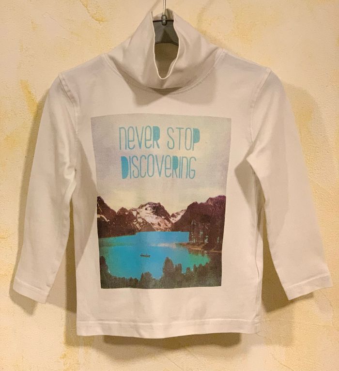 Sous pull col roulé 3 ans Vertbaudet manches longues